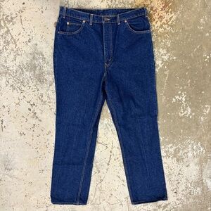 MADE IN CANADA 90’s Vintage Levi’s 619 High Waist Straight Orange Tab W38 L32